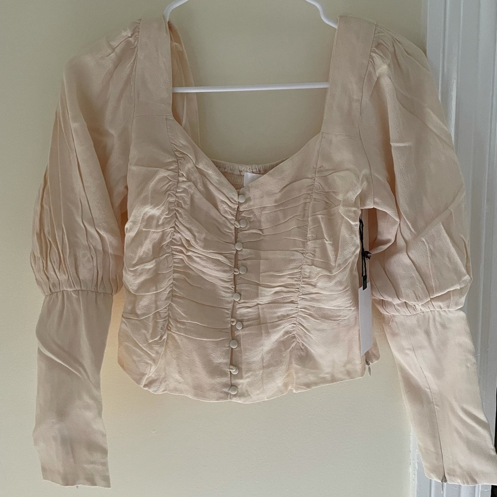 ASTR Stylistic Long Sleeve Blouse